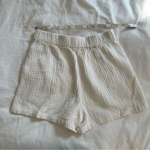 Madewell 100% Cotton Cream Shorts